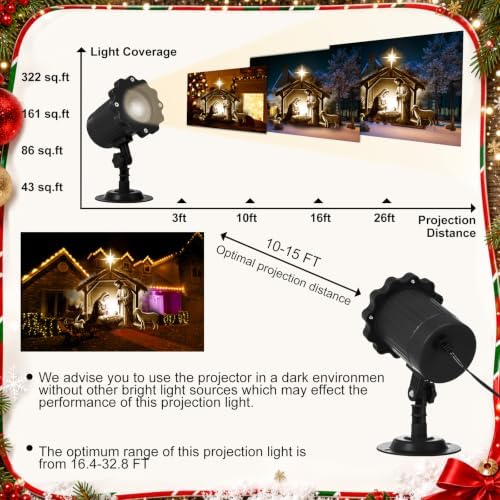 Treela Nativity Scene Projector Light Outdoor Christmas Decoration - Image 4