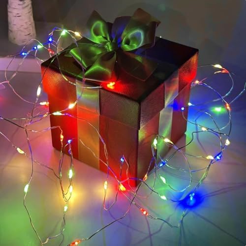 4 Pack Fairy Lights Battery Operated with Timer Christmas Lights Multicolor - Image 5