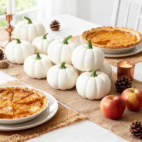 ShellKingdom Artificial Mini Pumpkin for Halloween Thanksgiving Decoration - Image 2