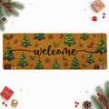 Long Doormat 48x 16 inch Christmas Tree Door Mat Welcome Doormat for Winter Christmas Front Door Outdoor Indoor Porch Entrance Decor Vivid by Tangren