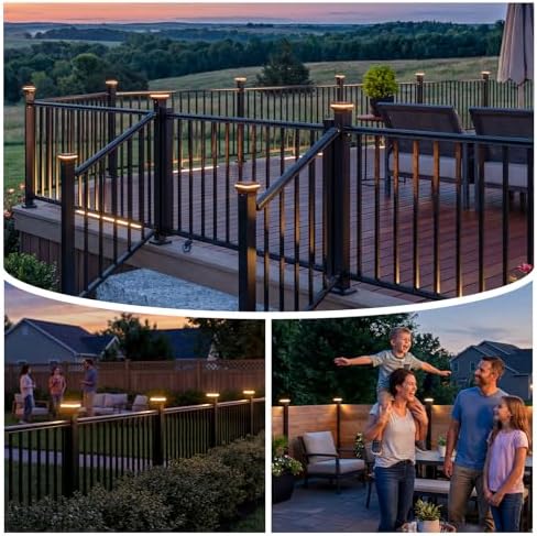 Egadis Solar Post Cap Lights for 2.56 in. x 2.56 in. Posts, 4 Pack - Image 6