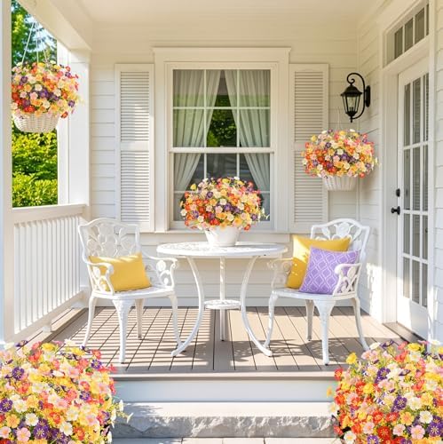 36 Bundles Artificial Flowers Outdoor UV Resistant Faux Plants (Mix Color) - Image 6