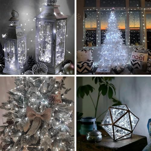 4 Pack 60LED Fairy Lights Battery Operated with Remote, 20FT String Lights - Image 3