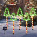 BRIGHTDECK Solar Christmas Tree Pathway Lights Outdoor Decorations, 5 Pack by BRIGHTDECK