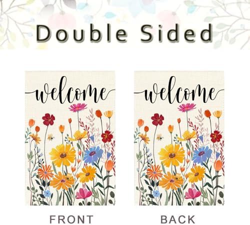 Spring Summer Garden Flag 12x18 Inch Outside Yard Porch Decoration - Image 6