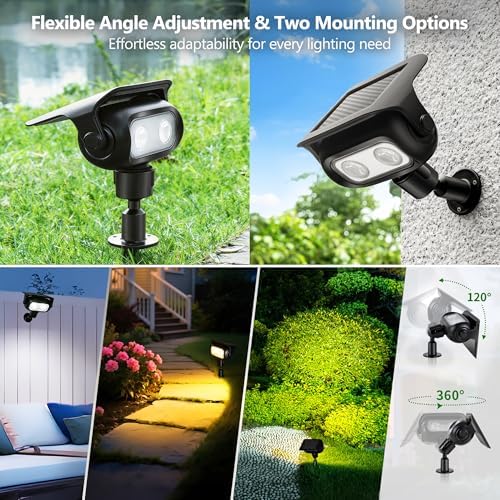 Brizled Solar Powered Outdoor Halloween Spot Lights 10 Pack Color Changing - Image 4