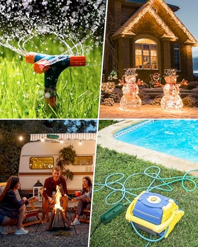 DEWENWILS 3-Pack Outdoor Extension Cord Cover, Waterproof Electrical Box - Image 6