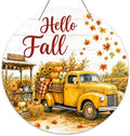 PETCEE Hello Fall Door Sign Fall Decorations for Home Wall Fall Door Decor by PETCEE