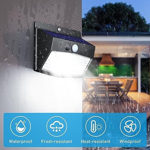 Peasur 16 Pack Solar Motion Sensor Lights Outdoor Waterproof with 3 Modes - Image 4