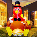 6FT Thanksgiving Inflatable Turkey Decoration, Blow up Turkey Inflatable by UltimateUnicorn