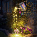 Solar Watering Can with Lights Outdoor Garden Gifts for Women Mom Grandma by Newinhome
