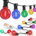 25FT G40 LED Multicolor Christmas String Lights Outdoor, 25 Globe Bulbs by Goothy