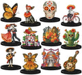 12 Pcs Day of The Dead Table Decorations Dia De Los Muertos Centerpieces by Amyhill