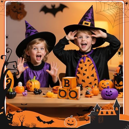 3 Pcs Halloween Wooden Decor, Boo Decorations Gifts for Indoor - Image 6