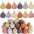 Colingmill 36 Pcs Fall Tree Ornaments, Glitter Pumpkin Hanging Decoration by Colingmill
