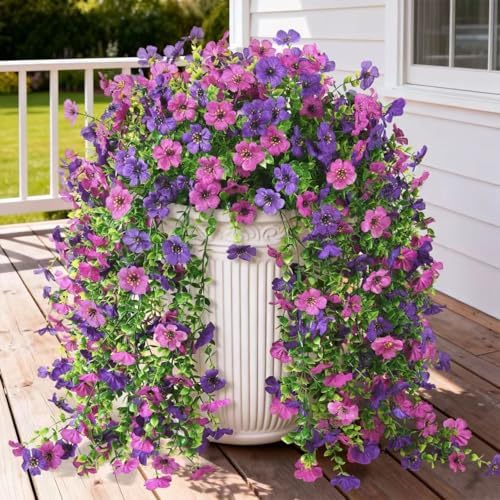 Hommyea Artificial Fake Fall Flowers Plants for Outdoors Mums Home Decor by HommyeaArtificialFlowers