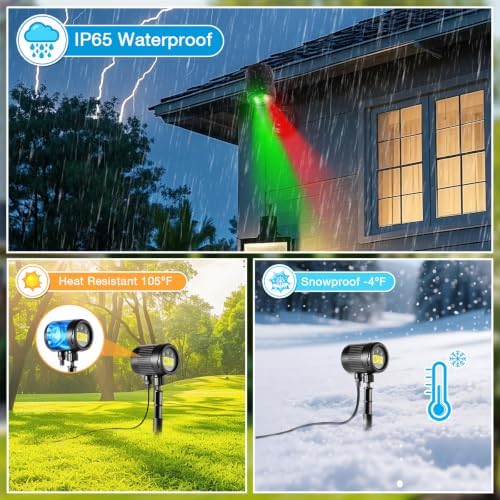 Red Green Laser Projector Lights Outdoor Waterproof Firely Light - Image 5