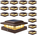 kolpop Solar Post Cap Lights 18 Pack, 3 Lighting Modes& 2 Level Brightness by kolpop