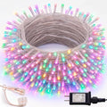 Dazzle Bright 300 LED Easter String Lights, 100 FT Colorful Connectable Waterproof String Lights Clear Wire with 8 Modes, Easter Decorations for Indoor Outdoor Party Yard Garden (Pastel) by DazzleBright