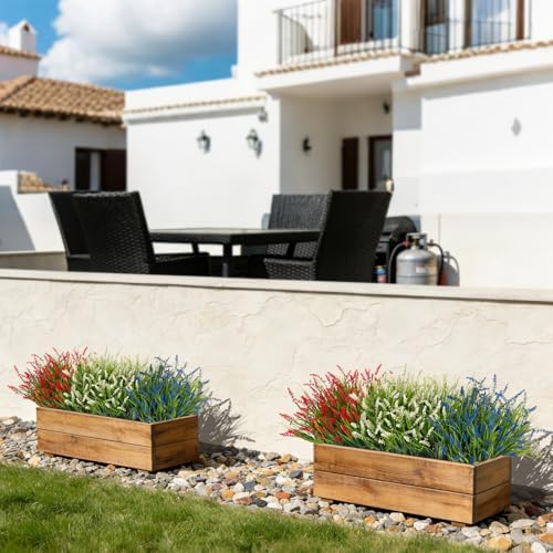 Ammyoo Artificial Fake Plants UV Resistant for Outdoor Decoration - Image 6