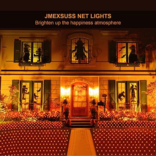 JMEXSUSS 360 LED Orange Net Lights - Image 5