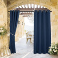 RYB HOME Outdoor Curtains for Patio Deck,Waterproof & Block Sunlight by RYBHOME