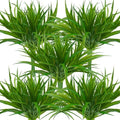 32 Pcs Artificial Grass Fake Plants 17.3in Outdoor Plants UV Resistant Faux Greenery Stems Fake Grass for Home Window Garden Office Patio Pathway Front Porch Halloween Décor Green by Phliofd