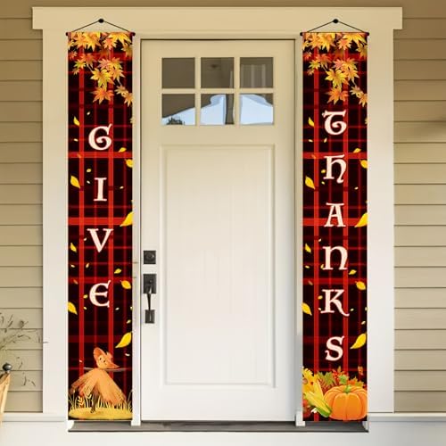 BlissYard Thanksgiving Porch Banner 12x71 Inch by BlissYard