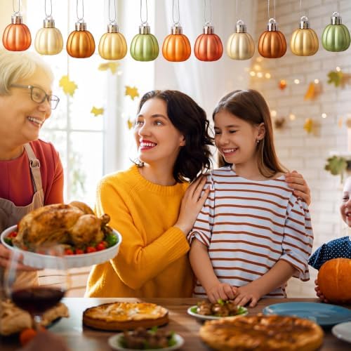 Colingmill 36 Pcs Fall Tree Ornaments, Farmhouse Pumpkin Hanging Ornaments - Image 5