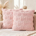 AVOIN colorlife Pink Fall Pumpkin Throw Pillow Covers 20x20 Inch by AVOINcolorlife