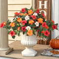 Ammyoo Artificial Fall Flowers Fake Petunias Plants for Outdoor Decoration by Ammyoo