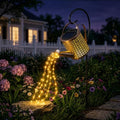 ZKLiLi Solar Watering Can with Cascading Lights Garden Decorative, Waterfall Outdoor Waterproof, Hanging Solar Lantern, Yard Decor,Gifts for Mom Grandma Women Birthday by ZKLiLi
