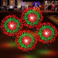 Tujoe 4 Pack Christmas Outdoor Garden Decoration Solar Firework Lights by Tujoe
