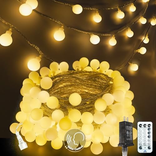 Connectable 43FT 100LED Globe String Lights Indoor, Smart Classroom Lights by LORRYTE
