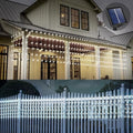Solar Curtain Lights Outdoor, Outdoor Solar Christmas String Icicle Lights by Unknown