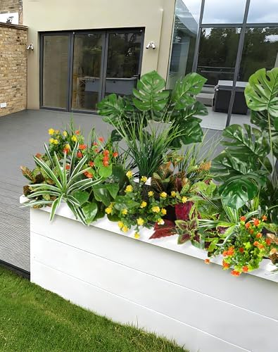 Ouddy Decor 18 Pcs Artificial Plants for Outdoors Fake Greenery Stems - Image 7