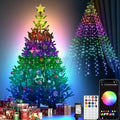 VIL Smart Christmas Tree Lights, 6.6Ft 16 Line 400 RGB LED Multicolor Changing, Voice App Controlled, Indoor Outdoor, Compatible with Alexa(2.4GHz) by Unknown