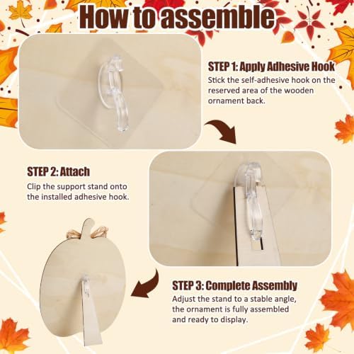 Weysat 6 Pcs Farmhouse Fall Decoration Outdoor for Home Porch, Pumpkin - Image 6