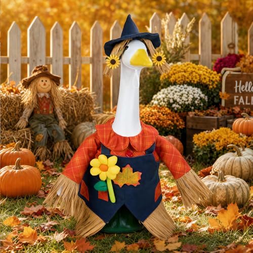Scarecrow Porch Goose Outfits for 23 Inch Lawn Statue - Image 6