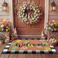 Tinideya 2 23.6 X 35.4 Inches Easter Eggs Black and White by Tinideya