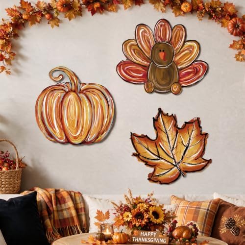 Smile Thanksgiving Yard Signs With Stakes, Turkey Pumpkin Maple Lawn Sign, Corrugated Plastic Waterproof Outdoor Decorations For Yard Garden Porch Party Decor - Image 6