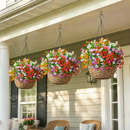 Hrobek Fake Artificial Flowers for Outdoors Faux Plants Outside Indoor - Image 4