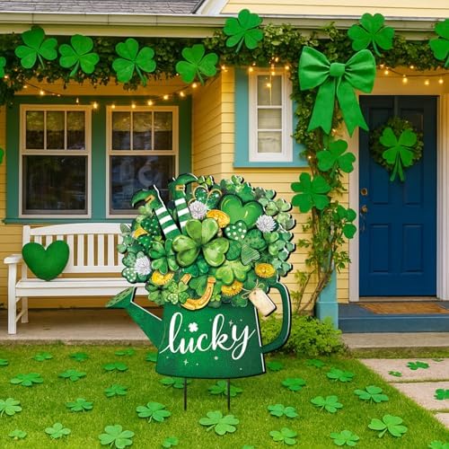 Decoration Yard Sign Stake 14.2 Inch Yard Decor(St Patricks Day) - Image 3