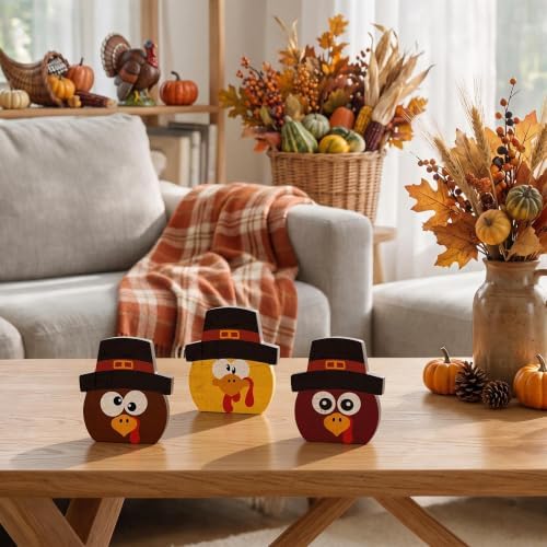 Smile Thanksgiving Wooden Decor - Image 3