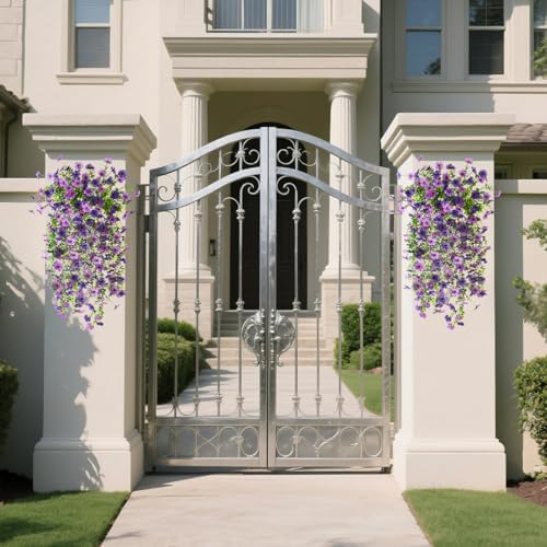 Homsunny Artificial Hanging Flowers for Spring Home Outdoor Decor - Image 6