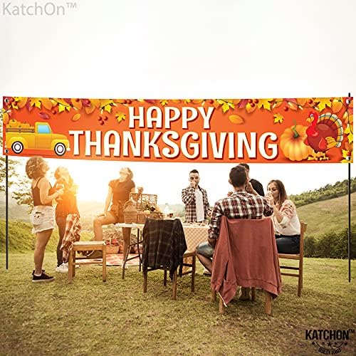 KatchOn Happy Thanksgiving Banner Outdoor 120x20 Inch - Image 6
