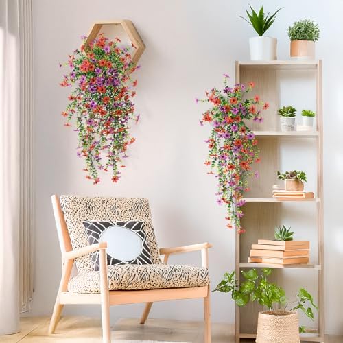 Artificial Hanging Flowers Plants for Outdoor Spring Summer Decoration - Image 5