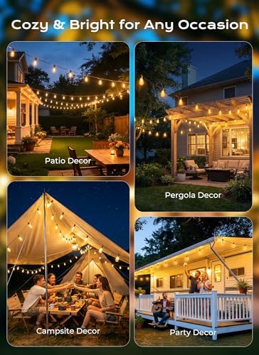 Brightown 76FT Solar String Lights Outdoor Waterproof, 26Hrs Runtime - Image 7
