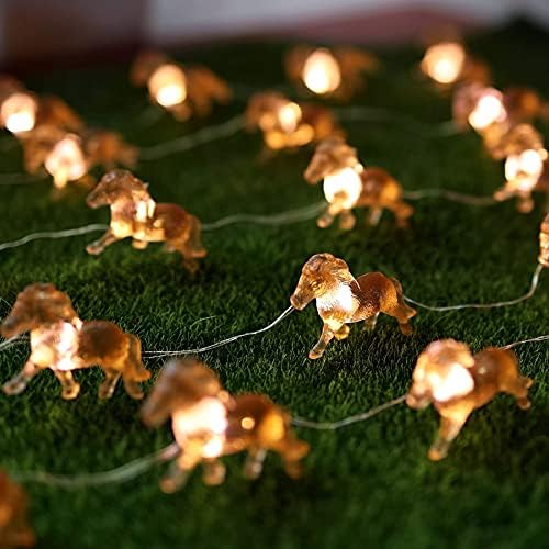 Horse Fairy String Lights Pony Cute Decorative Lights 20 LEDs Night Light 8.5ft USB or Battery Powered with Remote for Bedroom Farmhouse Barn Holiday Thanksgiving Decoration - Image 3
