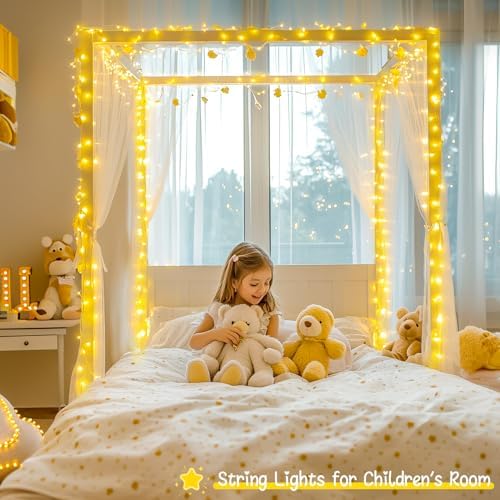 JMEXSUSS 99Ft Christmas Lights for Bedroom, 300 LED String Lights Indoor - Image 6